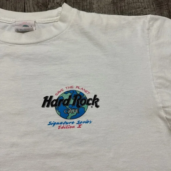 Vintage Hard Rock Cafe Signature Series Aerosmith T Shirt - Picture 4 of 12